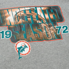Miami Dolphins Mitchell & Ness All Over Crew 4.0 NFL Pullover Gray - Taass discount