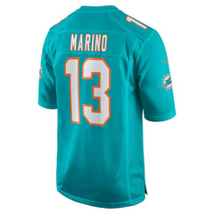 Dan Marino #13 Miami Dolphins Nike Game NFL Jersey Aqua - Taass for sale