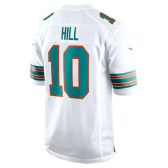 Tyreek Hill #10 Miami Dolphins Classic Nike Game NFL Jersey White - Taass Online