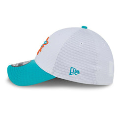 Miami Dolphins 2024 NFL Training Camp New Era 39THIRTY Flex Cap White - Taass Online