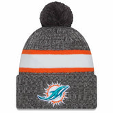 Miami Dolphins Gray 2023 NFL Sideline New Era Sport Knit Hat - Taass sale
