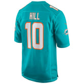 Tyreek Hill #10 Miami Dolphins Nike Game NFL Jersey Aqua - Taass sale