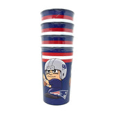 New England Patriots NFL TeenyMates Party Cup Set (4-Pack) - Taass sale