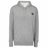 New England Patriots Detail Logo New Era NFL Hoodie Grey - Taass discount