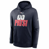 New England Patriots NFL Local Nike Club Fleece Hoodie - Taass sale