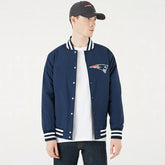 New England Patriots Wordmark New Era NFL Bomber Jacket - Taass outlet