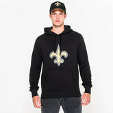 New Orleans Saints Logo Hoodie NFL Sweatshirt Black - Taass outlet