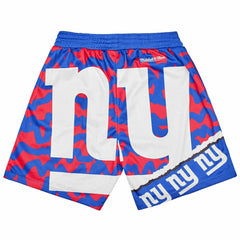 New York Giants Mitchell & Ness Jumbotron 2.0 NFL Shorts - Taass US