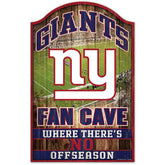 New York Giants WinCraft NFL Fan Cave Wood Sign - Taass discount