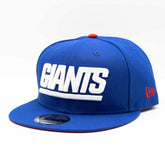 New York Giants Classic Blue Wordmark New Era 9FIFTY NFL Snapback Cap - Taass Online