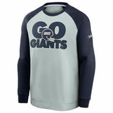 New York Giants GO GIANTS Nike Throwback NFL Crewneck Pullover - Taass discount