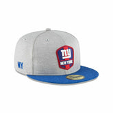 New York Giants 2018 NFL Sideline 59FIFTY Fitted Cap Road - Taass on sale