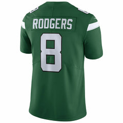 Aaron Rodgers #8 New York Jets Nike Vapor Untouchable Limited NFL Jersey Green - Taass US
