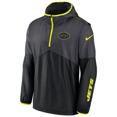 New York Jets Nike VOLT Half-Zip NFL Jacket Black - Taass outlet