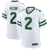 Zach Wilson #2 New York Jets Classic Nike Game NFL Jersey White - Taass US