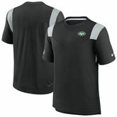 New York Jets 2022 NFL Sideline Nike Performance Player Top Black - Taass Online