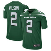 Zach Wilson #2 New York Jets Nike Game NFL Football Jersey Green - Taass discount