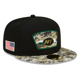 New York Jets 2021 NFL On-Field Salute to Service New Era 59FIFTY Fitted Cap - Taass Online