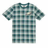 Philadelphia Eagles Plaid 2024 New Era 3rd Down NFL T-Shirt Green - Taass discount
