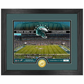 Philadelphia Eagles Team Stadium Bronze Coin Framed NFL Photo - Taass outlet