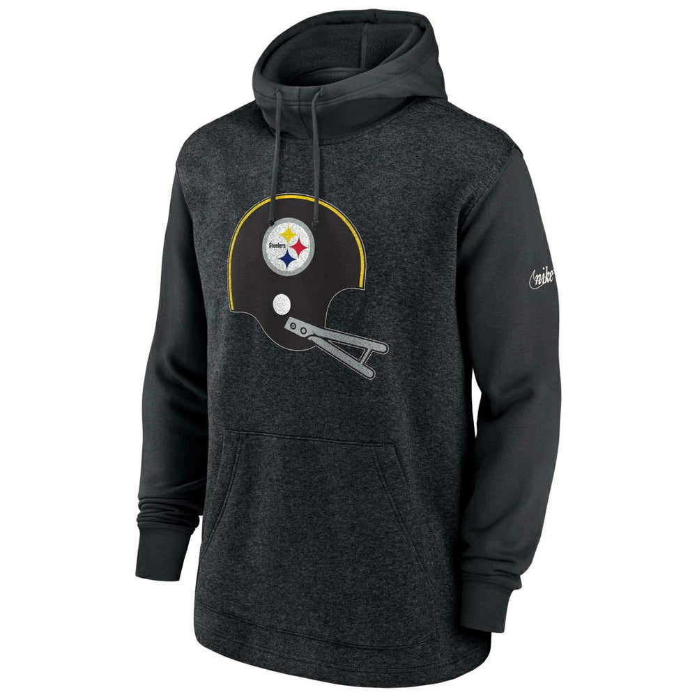 Pittsburgh Steelers Classic Throwback Fleece NFL Hoodie Black - Taass discount