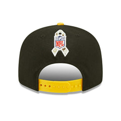 Pittsburgh Steelers 2022 NFL On-Field Salute to Service New Era 9FIFTY Snapback Cap - Taass US