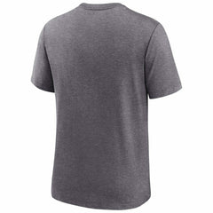 Pittsburgh Steelers Distressed Historic Nike Tri-Blend NFL T-Shirt Gray - Taass Online