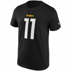 Chase Claypool #11 Pittsburgh Steelers Iconic Player NFL T-Shirt Schwarz - Taass US