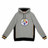 Pittsburgh Steelers Pinnacle Mitchell & Ness NFL Heavyweight Fleece Hoodie - Taass on sale