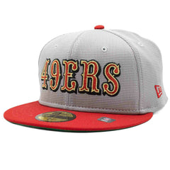 San Francisco 49ers Pivot Mesh Crown New Era 59FIFTY Fitted NFL Cap - Taass for sale