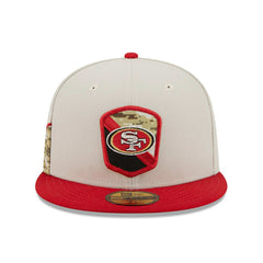 San Francisco 49ers 2023 NFL Salute to Service New Era 59FIFTY Fitted Cap - Taass Online