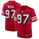 Nick Bosa #97 San Francisco 49ers Nike Game NFL Jersey Alternate Red - Taass for sale