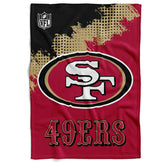 San Francisco 49ers Corner Fleece NFL Blanket - Taass US