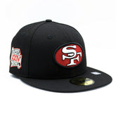 San Francisco 49ers Super Bowl XXIV New Era 59FIFTY Fitted NFL Cap Black - Taass for sale