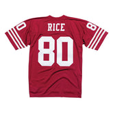 Jerry Rice #80 San Francisco 49ers 1990 Legacy Throwback NFL Jersey Red - Taass for sale