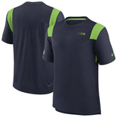 Seattle Seahawks 2022 NFL Sideline Nike Performance Player Top Navy - Taass discount