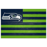 Seattle Seahawks WinCraft NFL Americana Wood Sign - Taass on sale