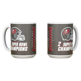Tampa Bay Buccaneers 2x Super Bowl Champions Jumbo NFL Mug (440 ml) - Taass discount