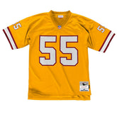 Derrick Brooks #55 Tampa Bay Buccaneers Mitchell & Ness Throwback NFL Jersey Yellow - Taass sale