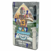 2023 Bowman Chrome University Football NCAA Hobby Box - Taass on sale