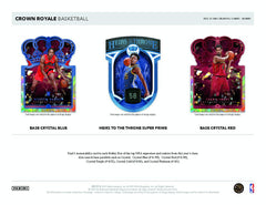 2021/22 Panini Crown Royale Basketball Hobby Box NBA - Taass for sale