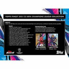 2021/22 Topps Finest UEFA Champions League Soccer Hobby Box - Taass Online
