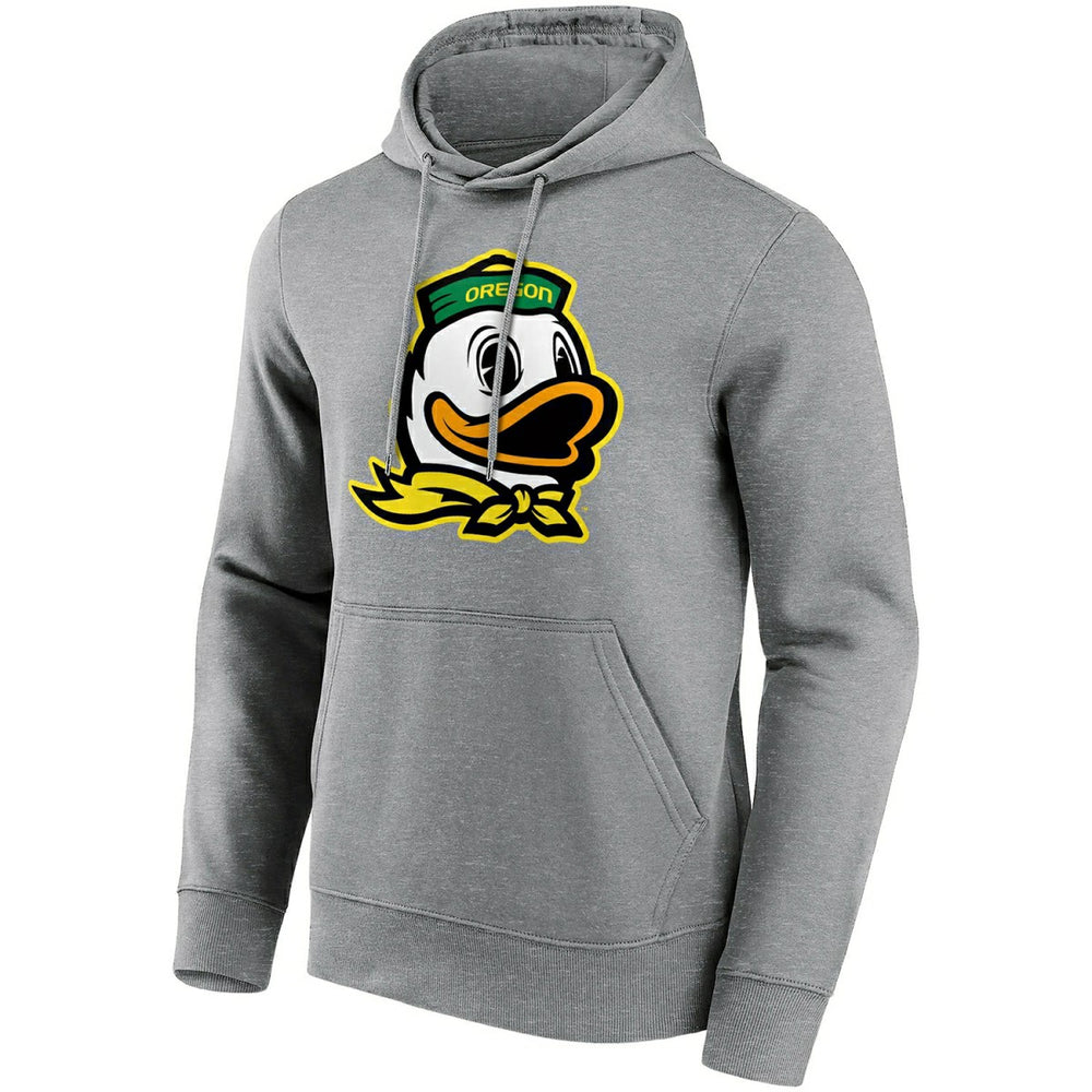 Oregon Ducks Primary Logo NCAA Hoodie Grey - Taass US