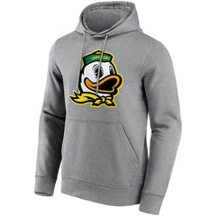 Oregon Ducks Primary Logo NCAA Hoodie Grey - Taass US