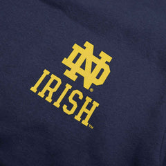 Notre Dame Fighting Irish "IRISH" Crew Sweatshirt Navy - Taass outlet