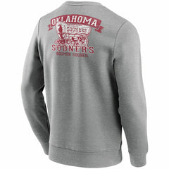 Oklahoma Sooners Boomer Sooner Crew Sweatshirt Gray - Taass discount