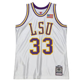 Shaquille O'Neal #33 LSU Tigers 1990-91 Mitchell & Ness Authentic NCAA Jersey White - Taass sale