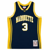 Dwyane Wade #3 Marquette University 2002-03 Mitchell & Ness Swingman NCAA Jersey Navy - Taass sale