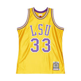 Shaquille O'Neal #33 LSU Tigers 1990-91 Authentic NCAA Jersey Yellow - Taass outlet