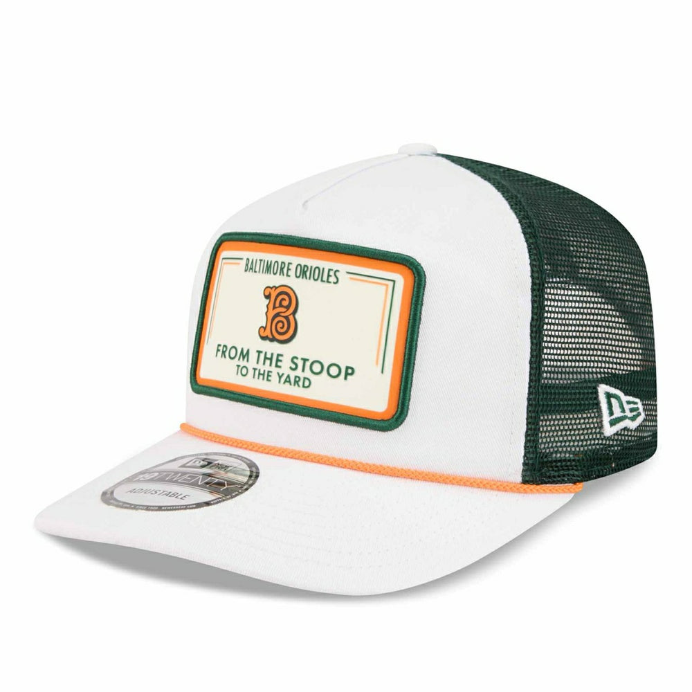 Baltimore Orioles 2026 MLB City Connect 19TWENTY Fan Pack Adjustable Trucker Cap White - Taass for sale